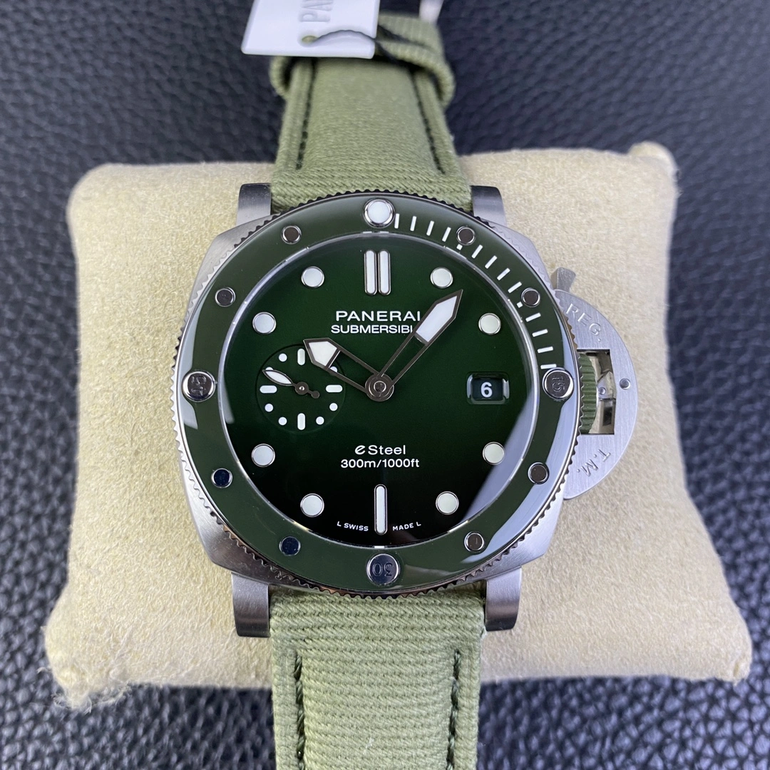 CBD Factory Panerai Submersible QuarantaQuattro 44mm Gradient Green Dial (PAM01287) 1:1 Super Clone – DDP.900 Movement WaterResistant 390